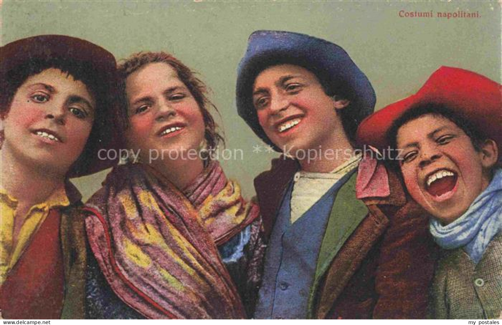 NAPOLI Neapel Naples IT Costumi napolitani