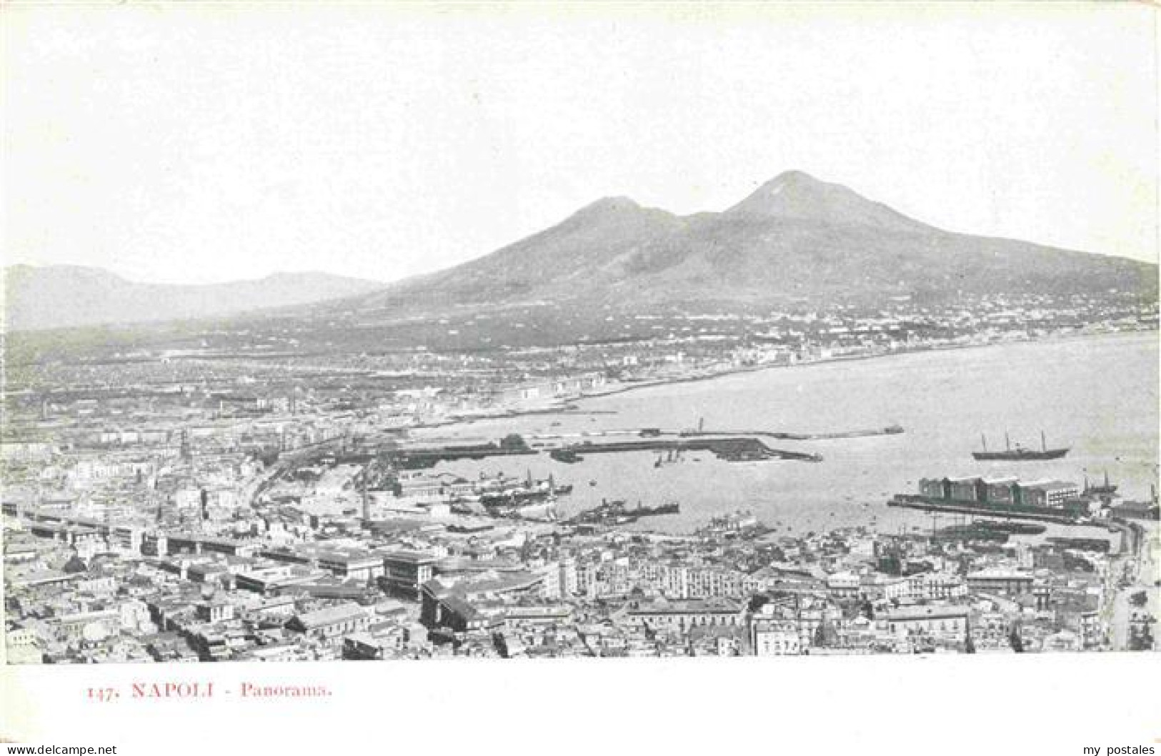 NAPOLI Neapel Naples IT Panorama