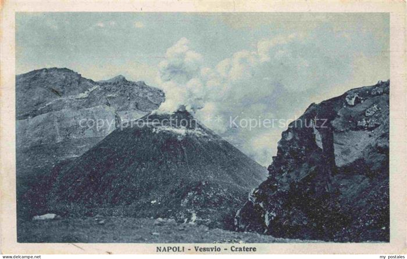 NAPOLI Neapel Naples IT Vesuvio cratere