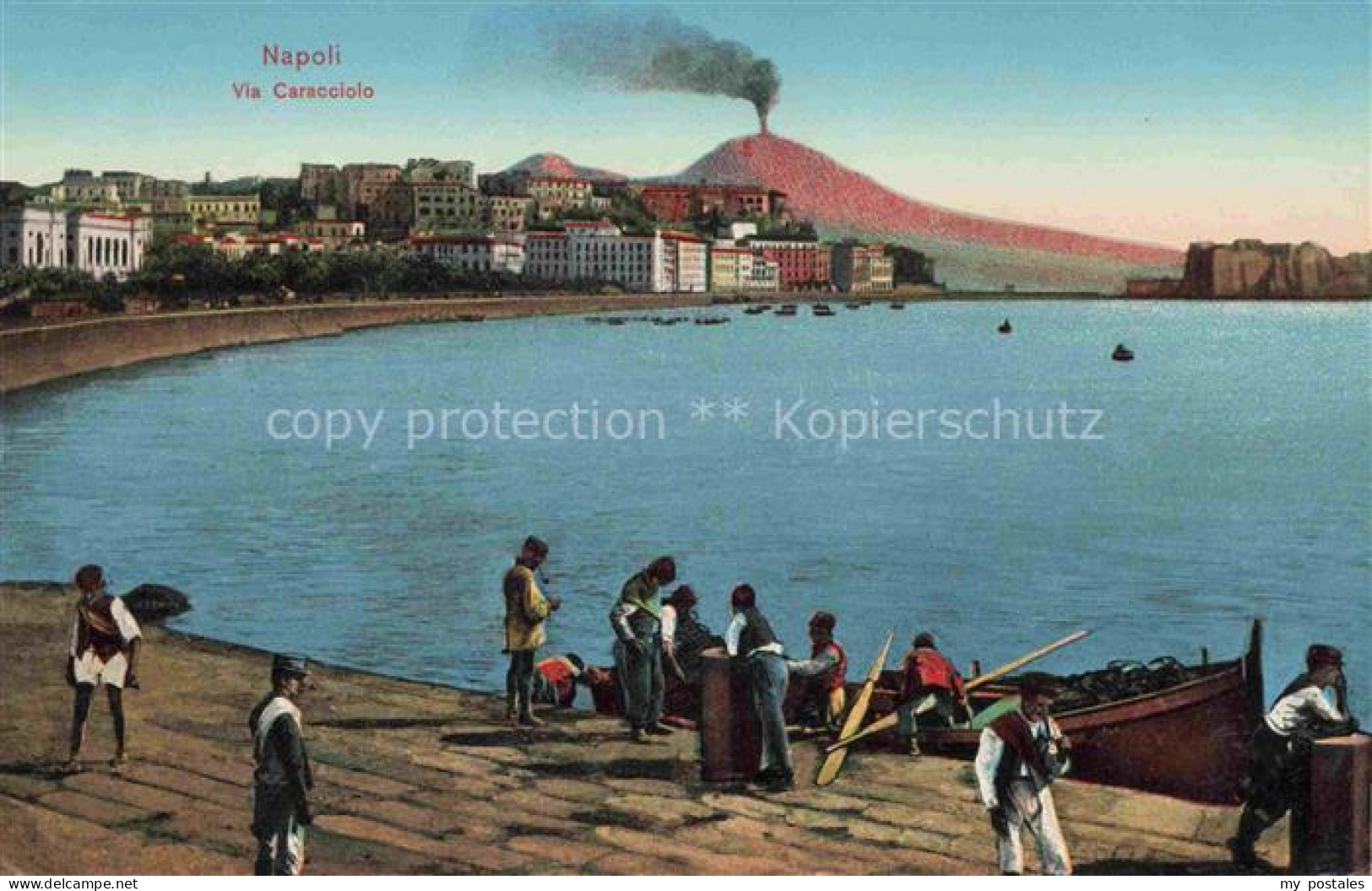 NAPOLI Neapel Naples IT Via Caracciolo