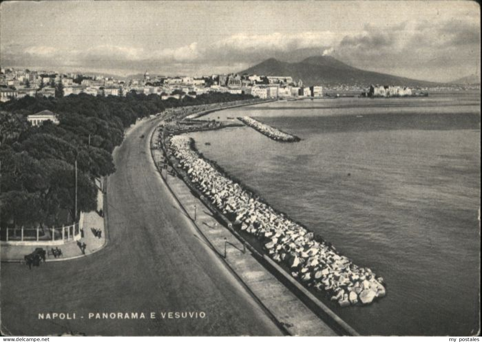 Napoli Neapel Napoli Panorama Vesuvio