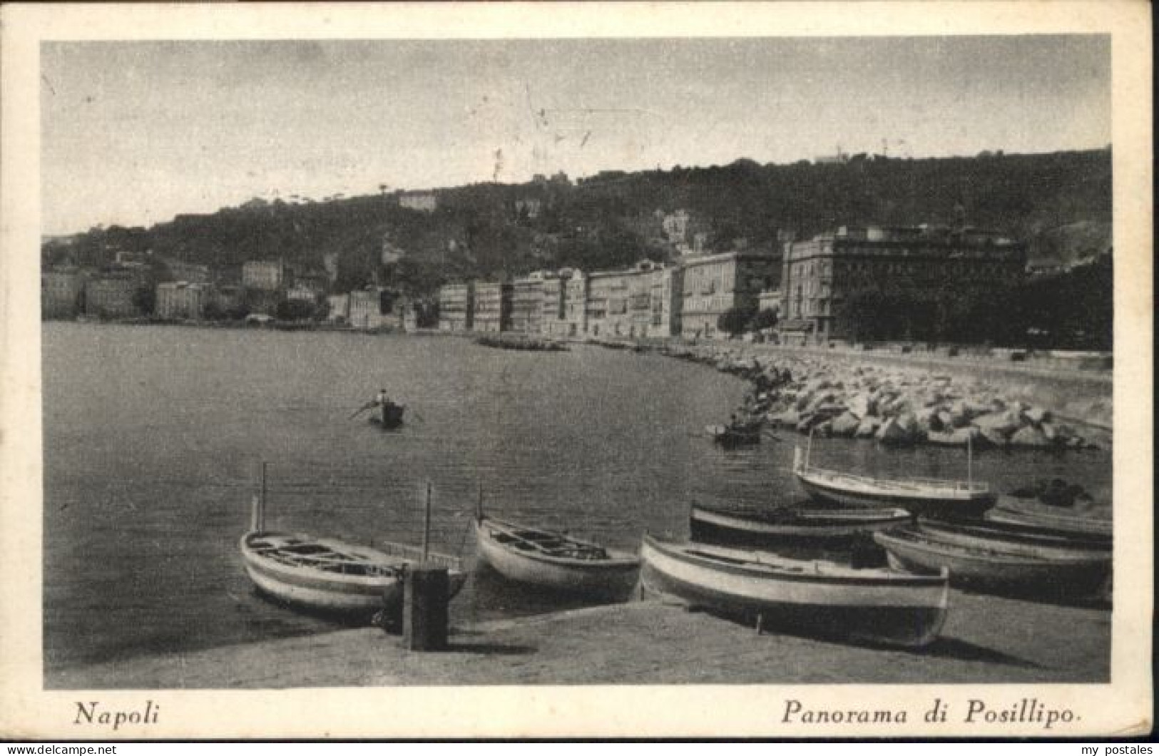 Napoli Neapel Napoli Posillipo Schiff