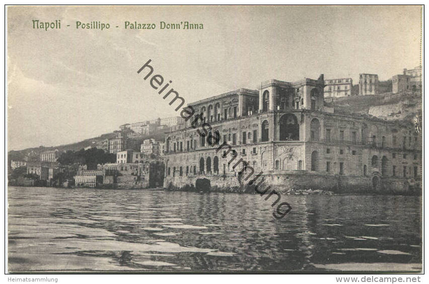 Napoli - Posillipo - Palazzo Donn'Anna - Ediz. Ditta Ettore Ragozino Napoli
