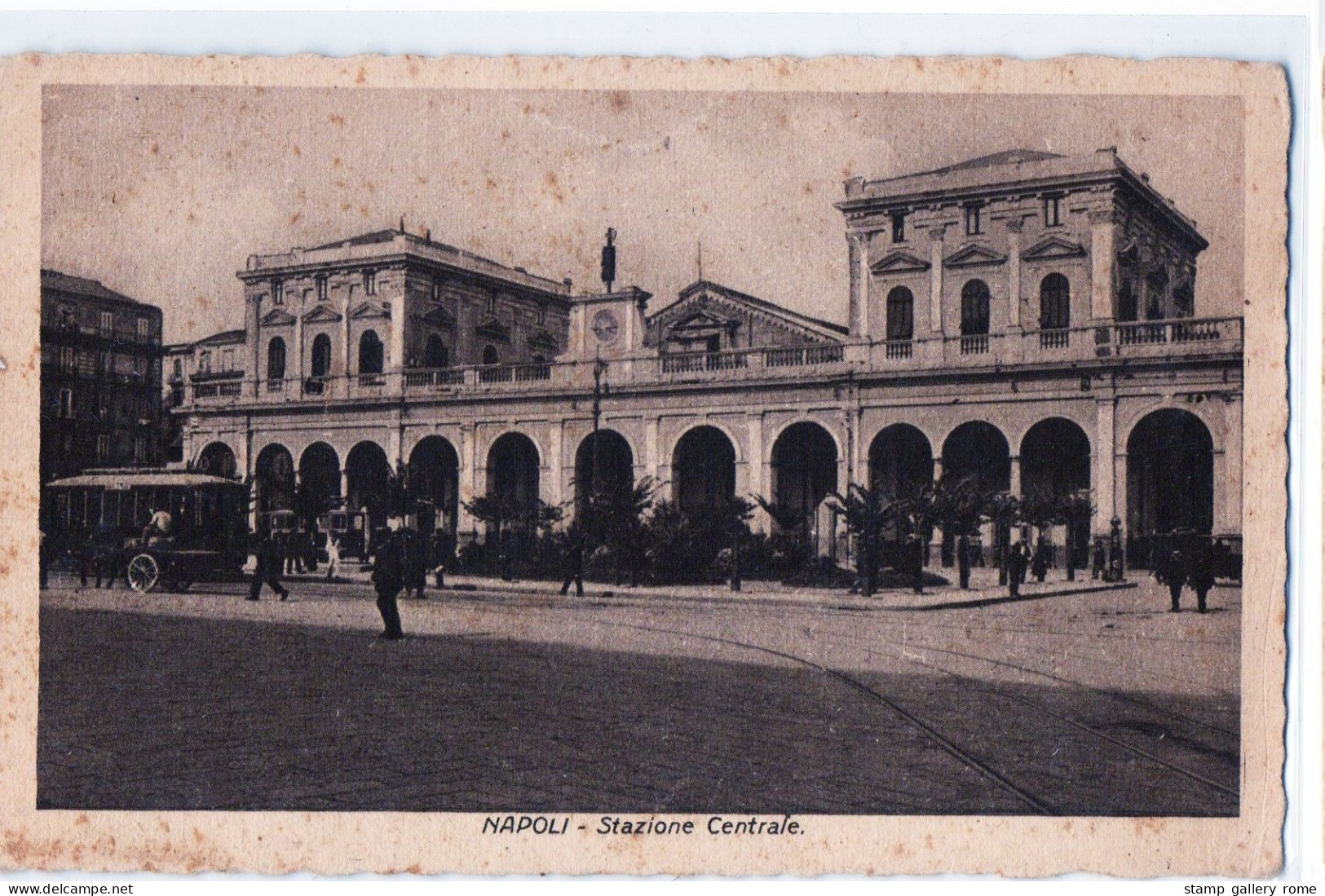 Napoli – Stazione Centrale – Carrozze e Tram d’Epoca – primi '900 - non viaggiata