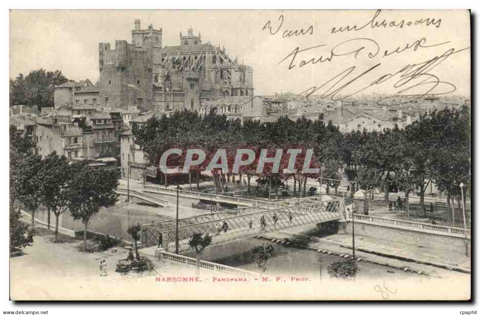 Narbonne - Panorama - CPA