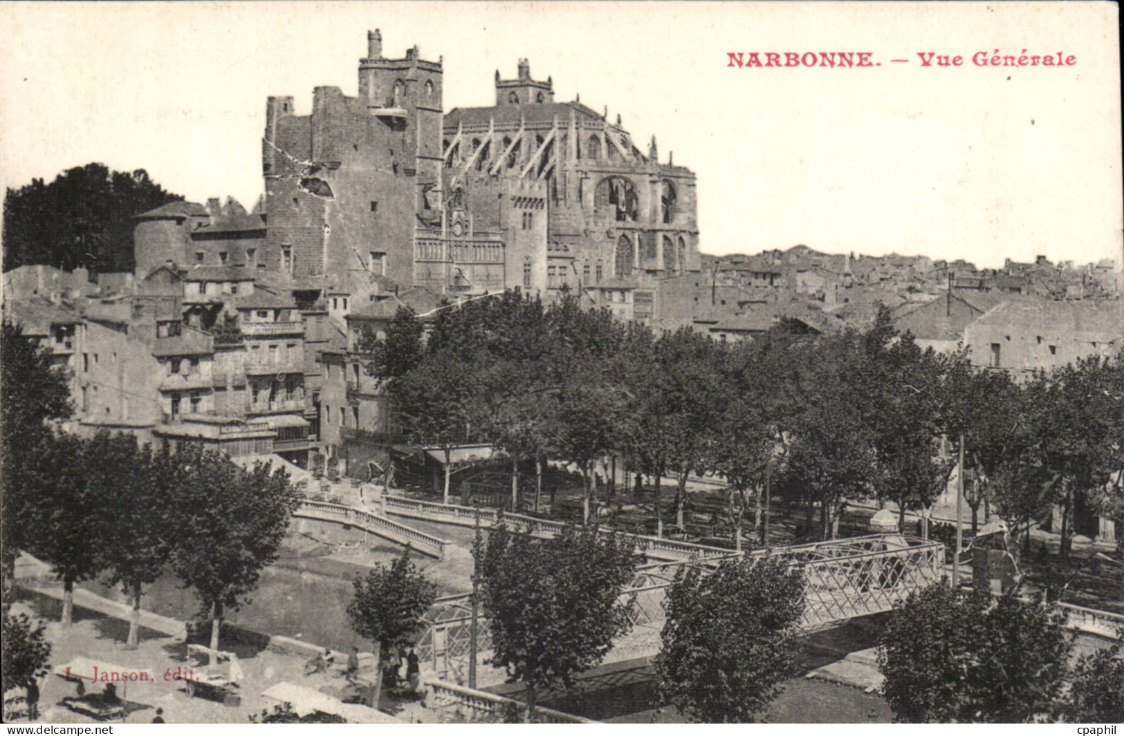 Narbonne - Vue Generale - CPA