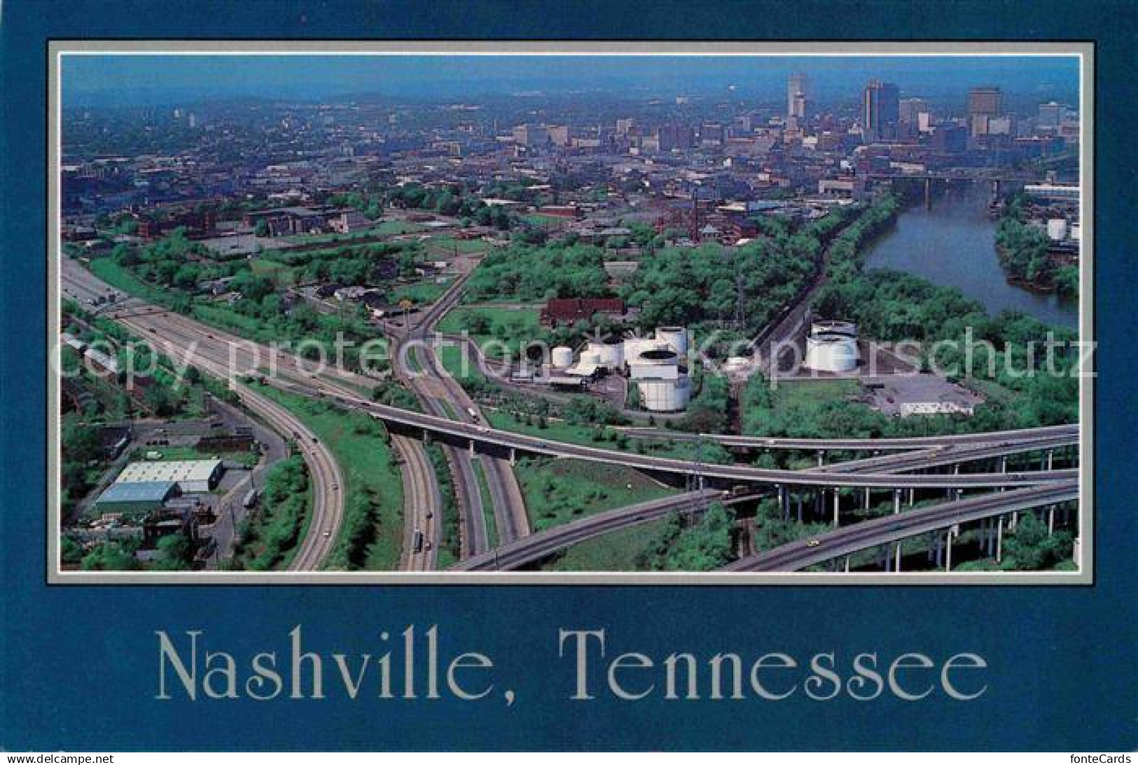 Nashville Tennessee Fliegeraufnahme