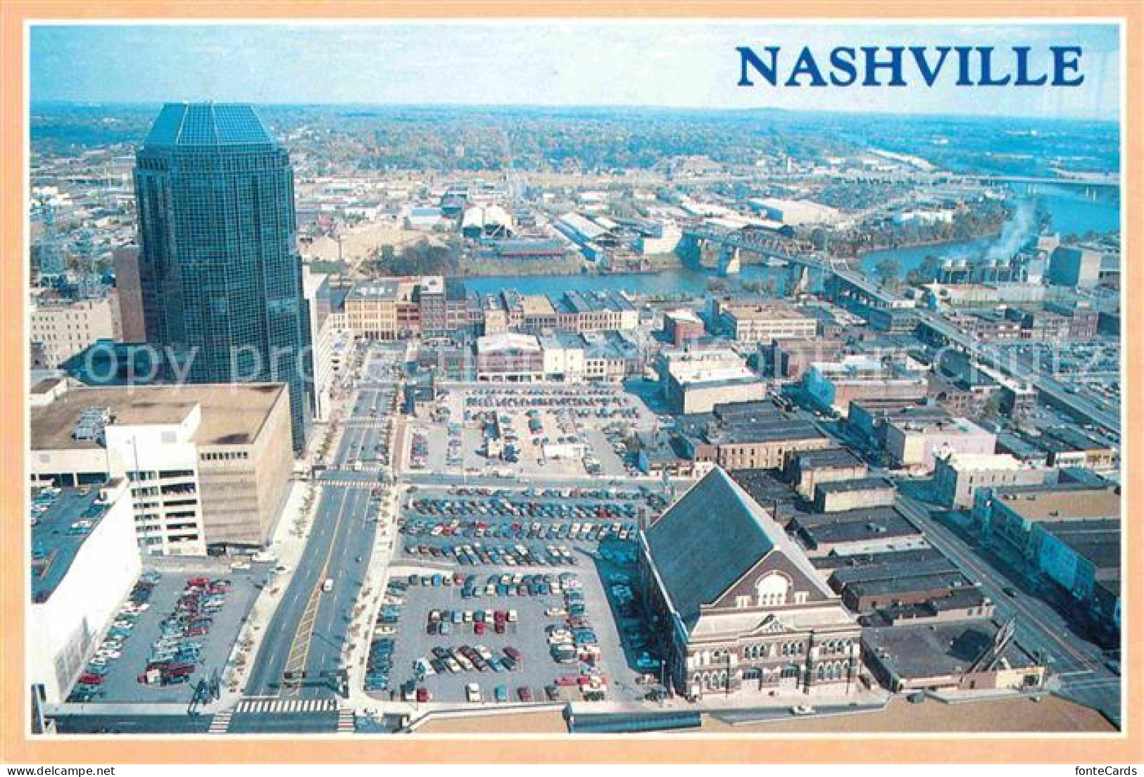 Nashville Tennessee Fliegeraufnahme