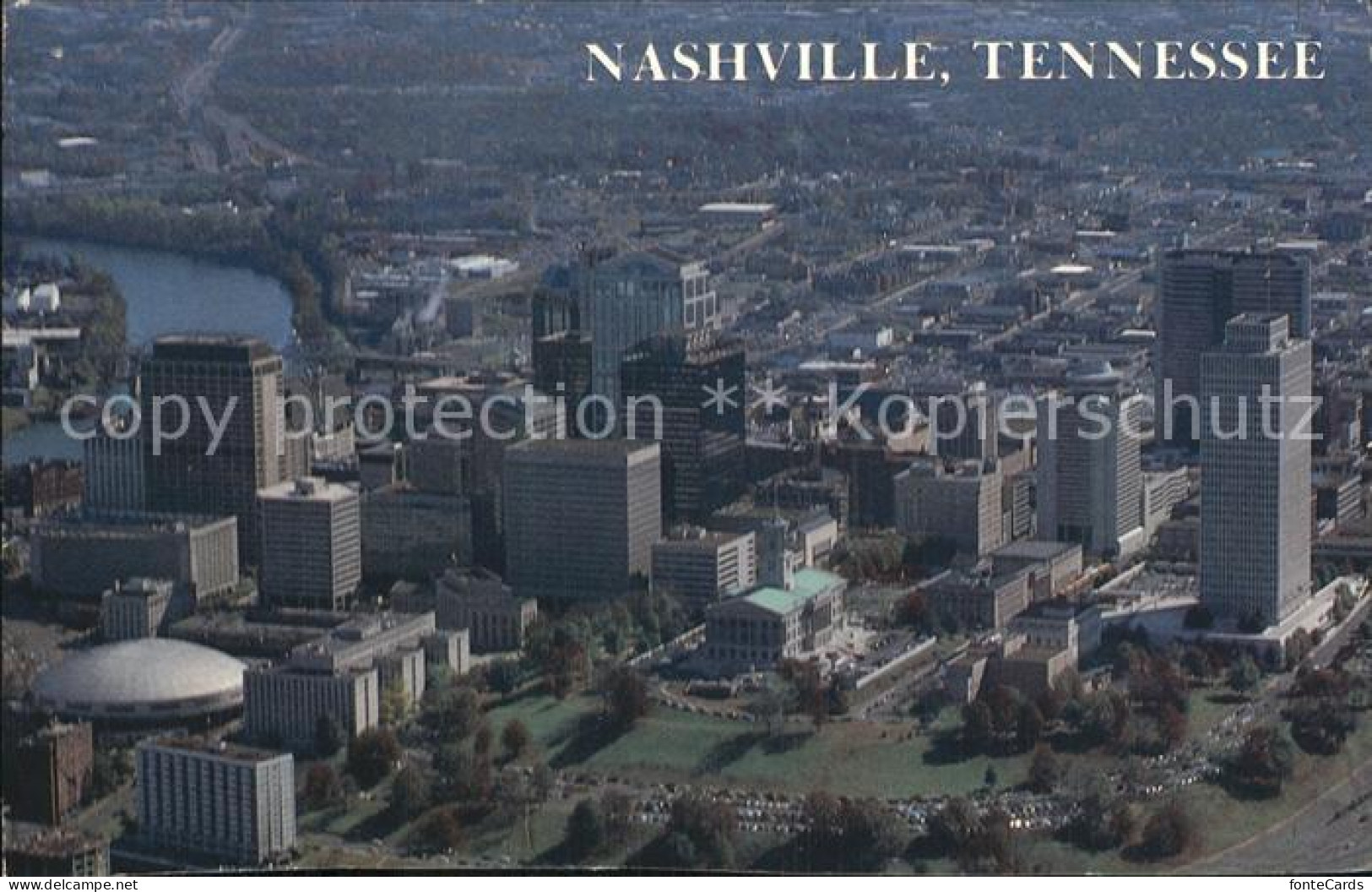 Nashville Tennessee Fliegeraufnahme Skyline