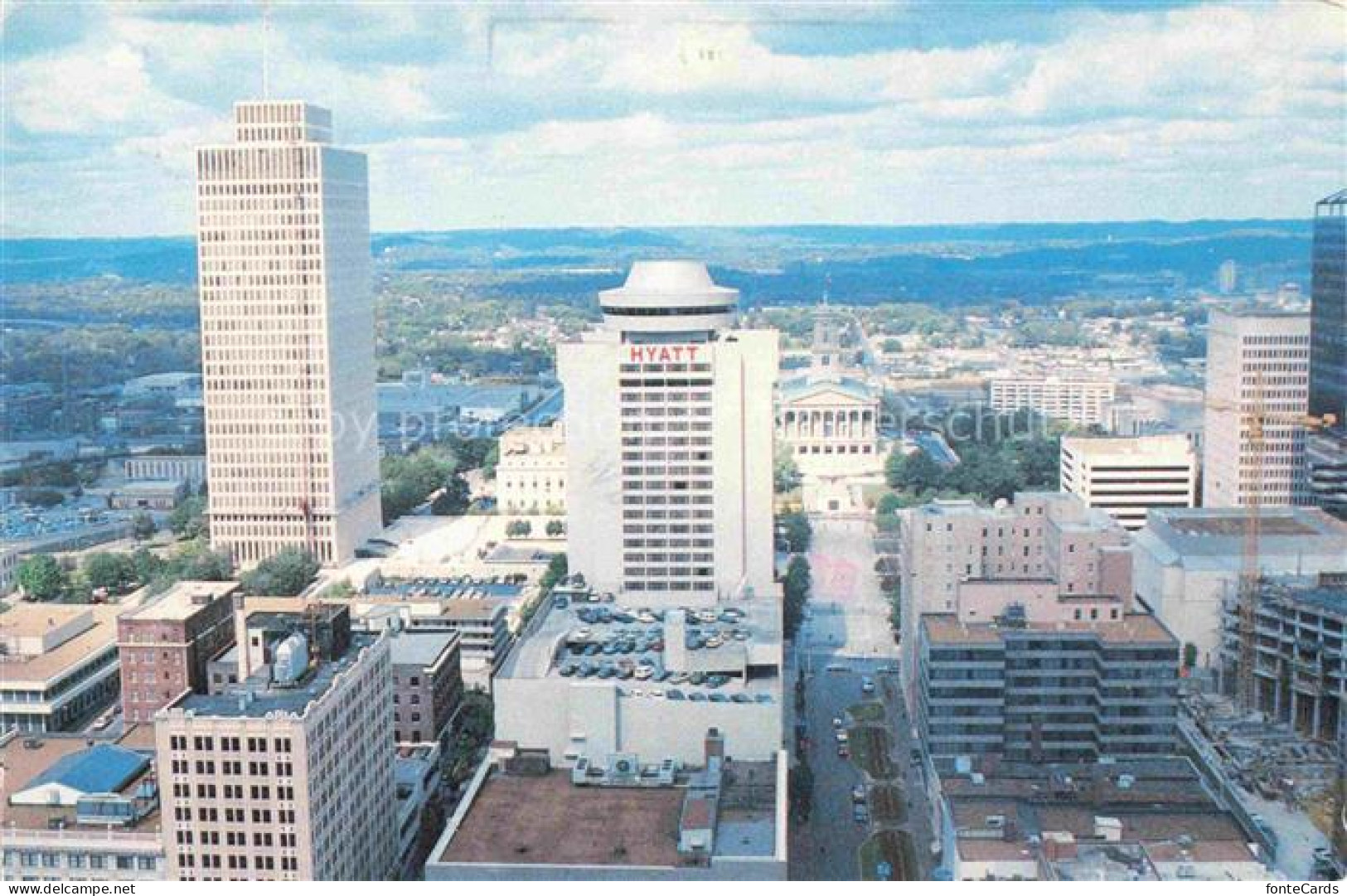Nashville Tennessee Skyscrapers and State Capitol