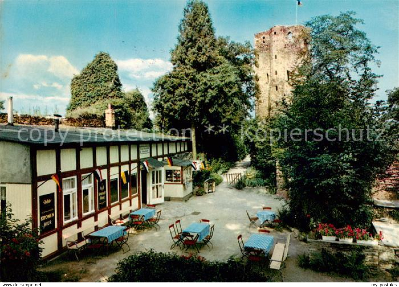 Nassau Lahn Stammburg Nassau Oranien mit Burgschaenke