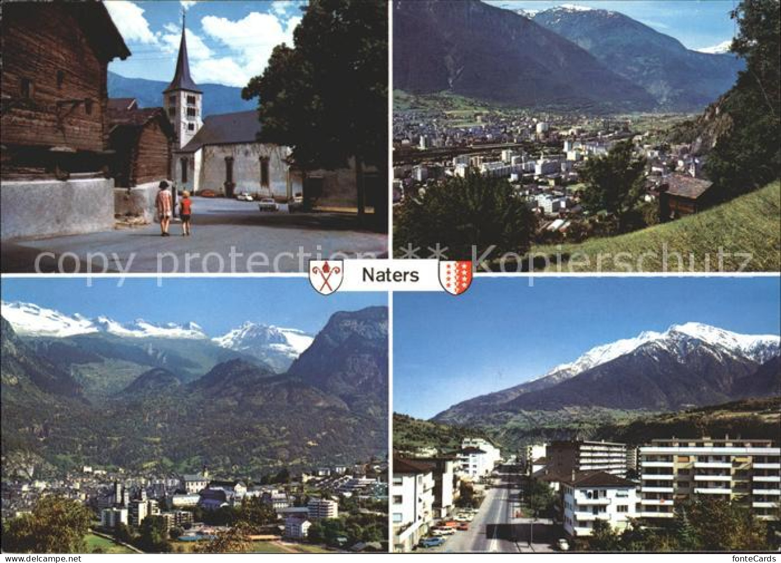 Naters Alter Dorfteil Rhonetal Brig Klenenhorn