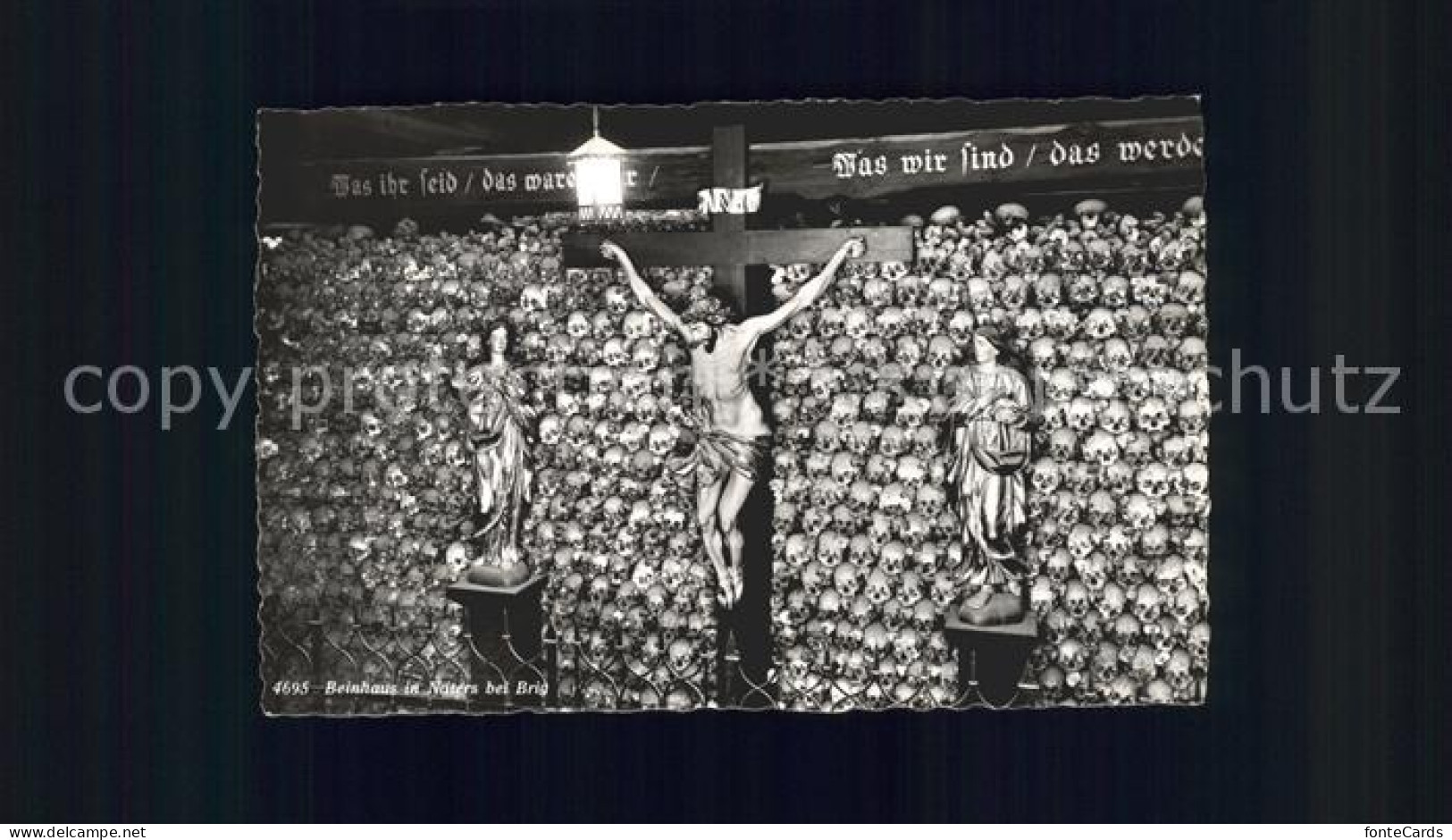 Naters Kirche Kreuz Beinhaus