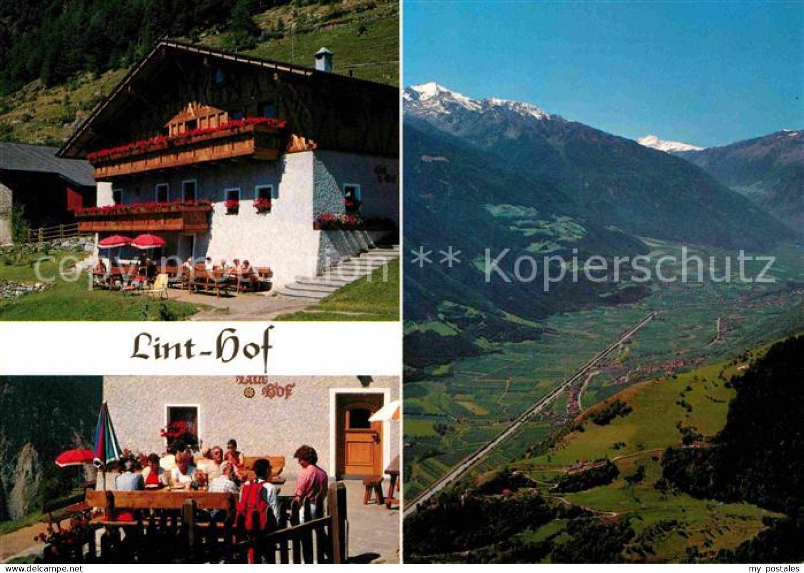 Naturns Jausenstation Lint Hof Panorama