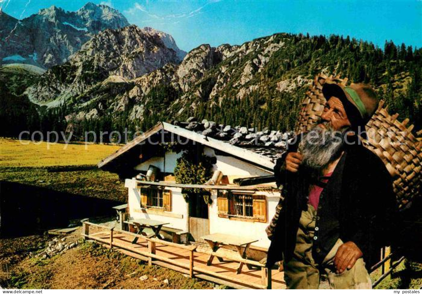 Nauders Tirol Alter Bauer