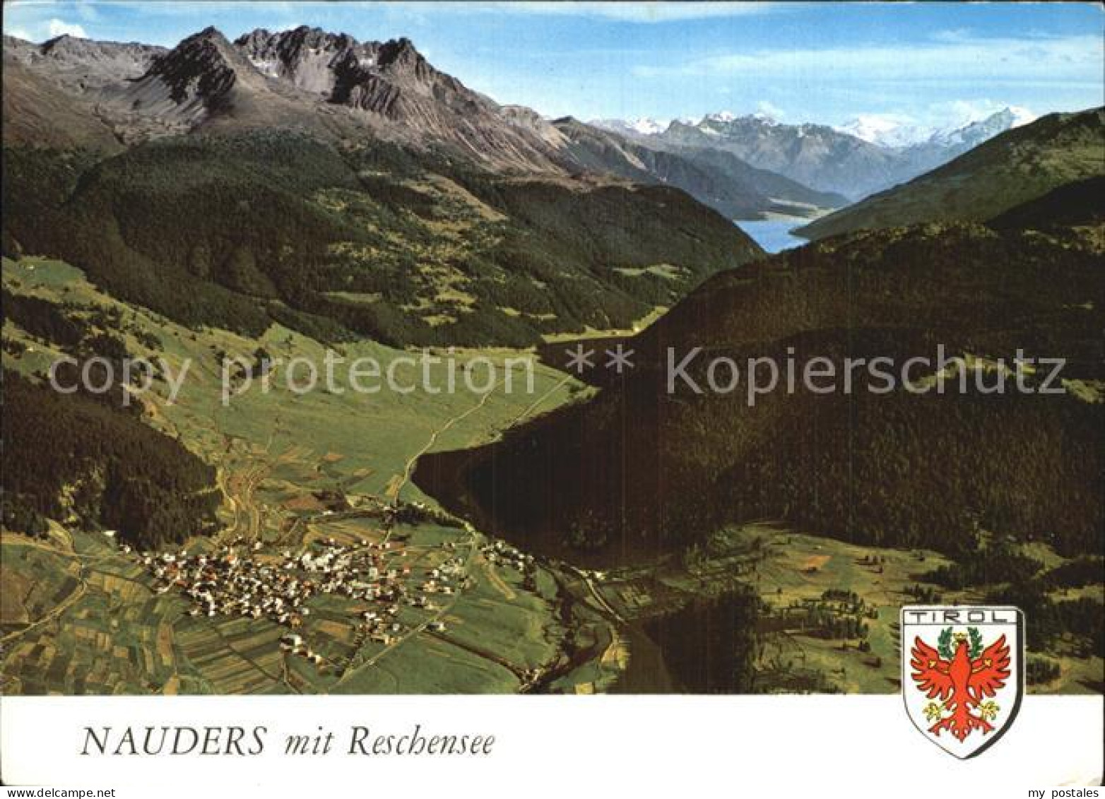 Nauders Tirol Fliegeraufnahme