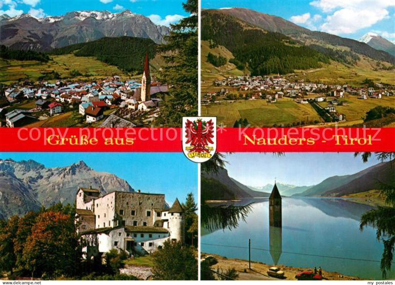 Nauders Tirol Fliegeraufnahme Seepartie