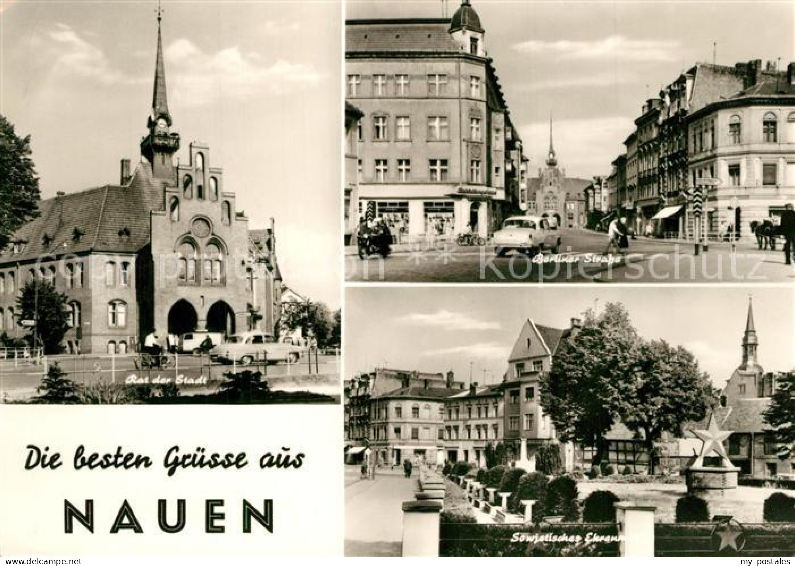 Nauen Havelland Rat der Stadt Berliner Strasse Sowjetisches Ehrenmal