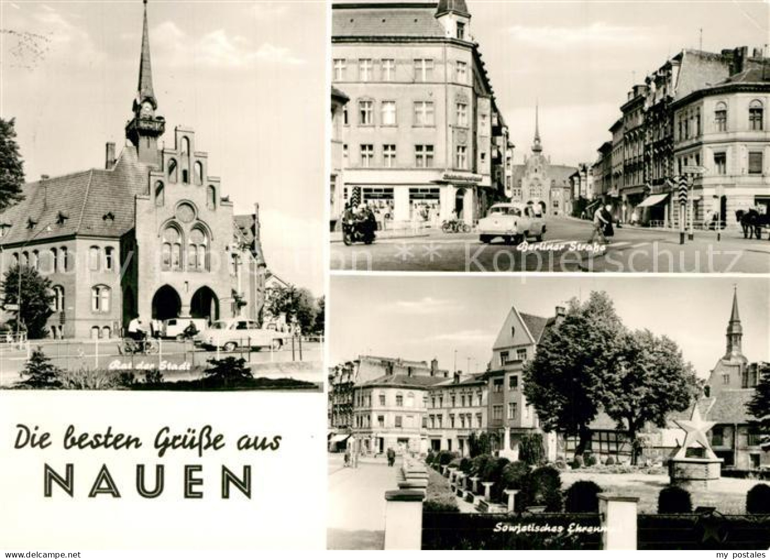 Nauen Havelland Rat der Stadt Berliner Strasse Sowjetisches Ehrenmal