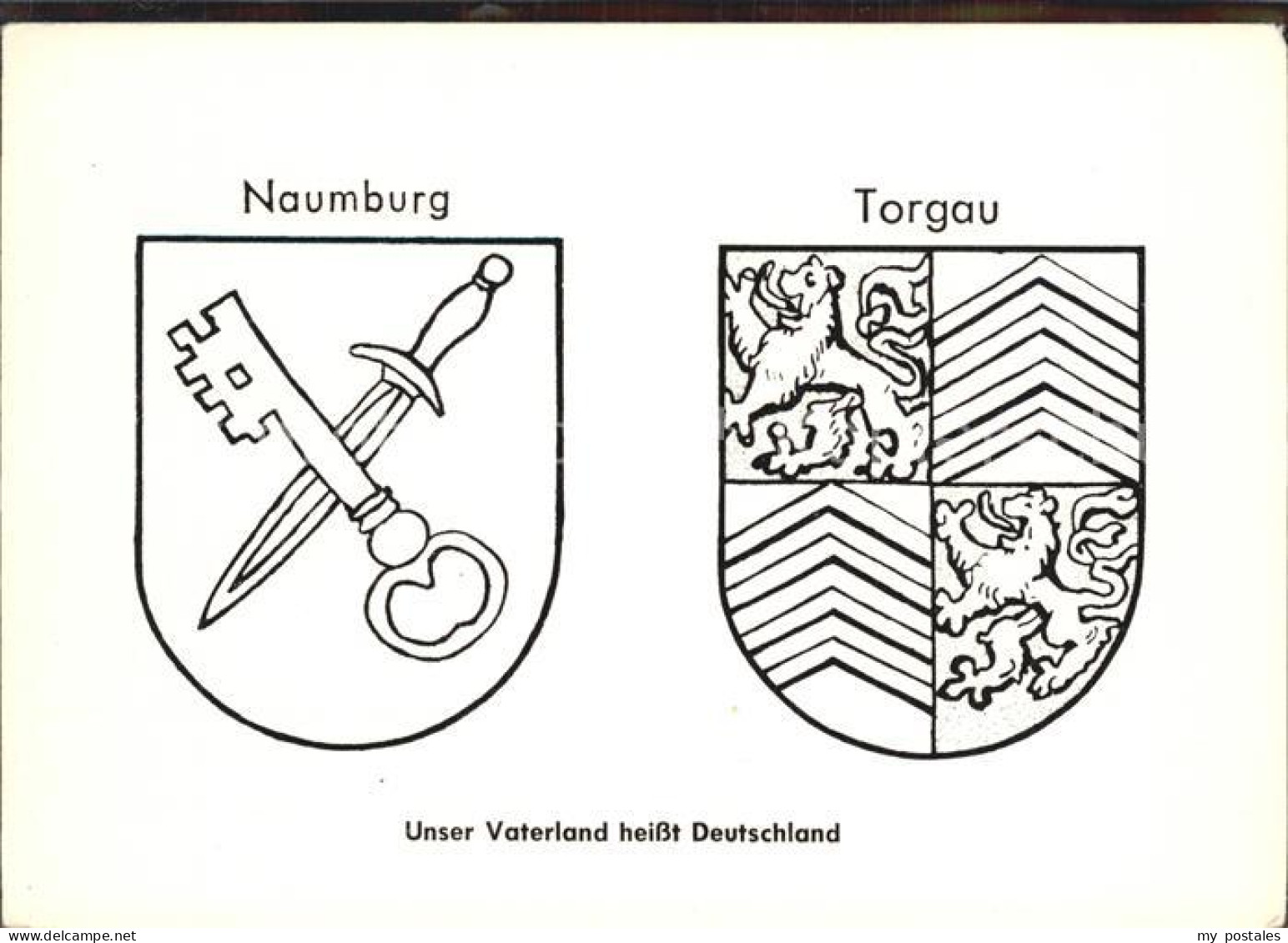 Naumburg Saale Wappen von Torgau und Naumburg