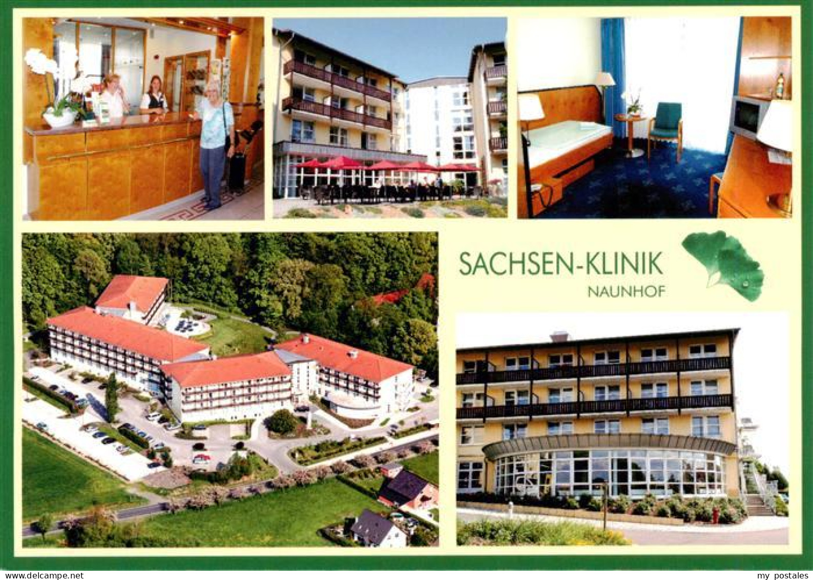 Naunhof  Leipzig Sachsen Klinik Rezeption Gaststube Fliegeraufnahme