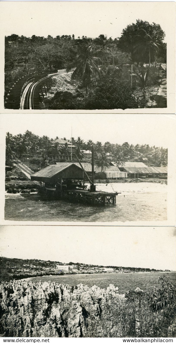 Nauru Phosphate Mining 3 photocards
