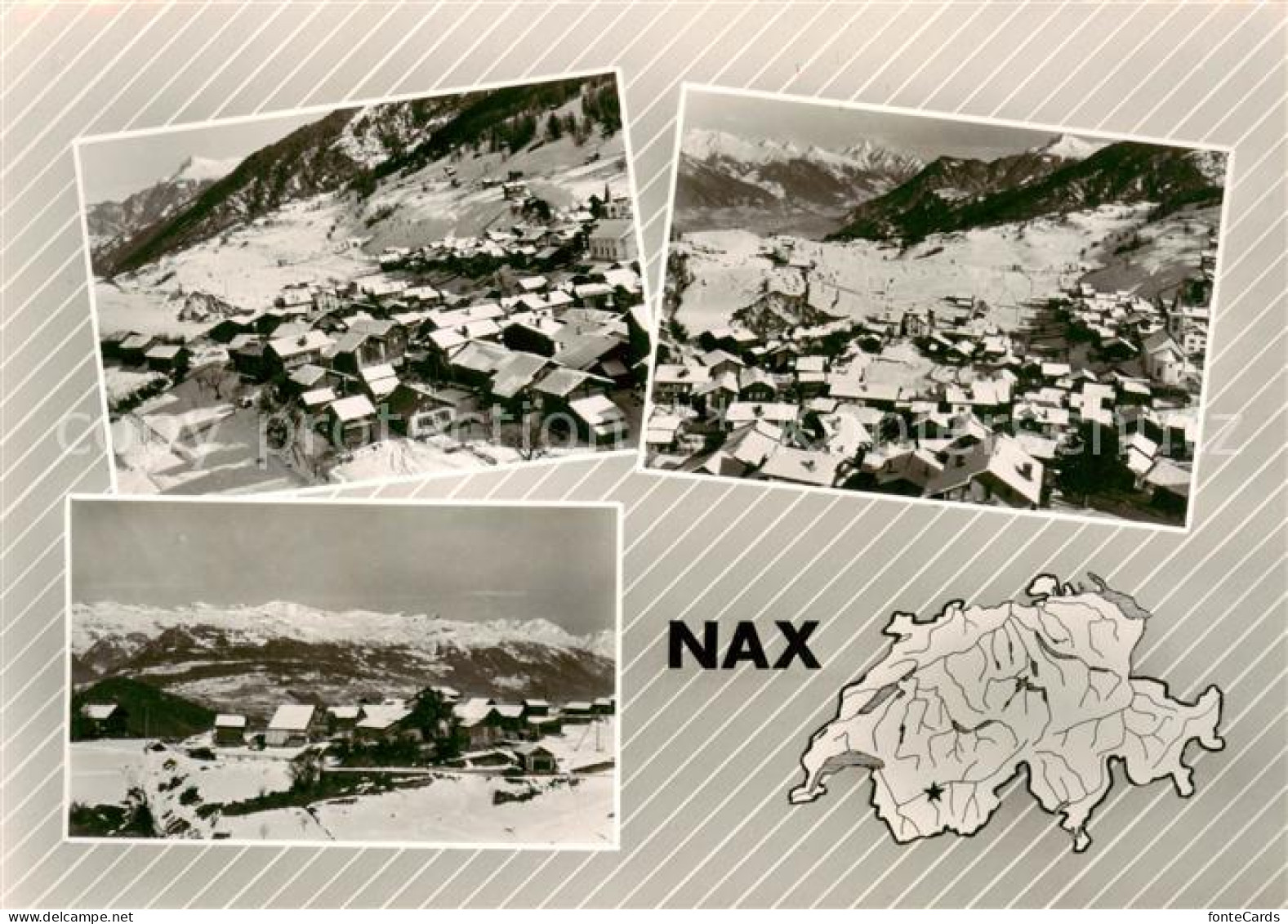 Nax-sur-Sion VS Vue aerienne