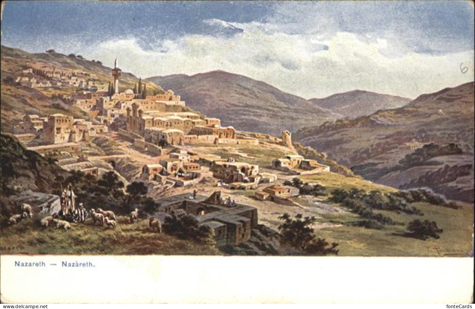 Nazareth Israel Nazareth Kuenstler F. Perlberg