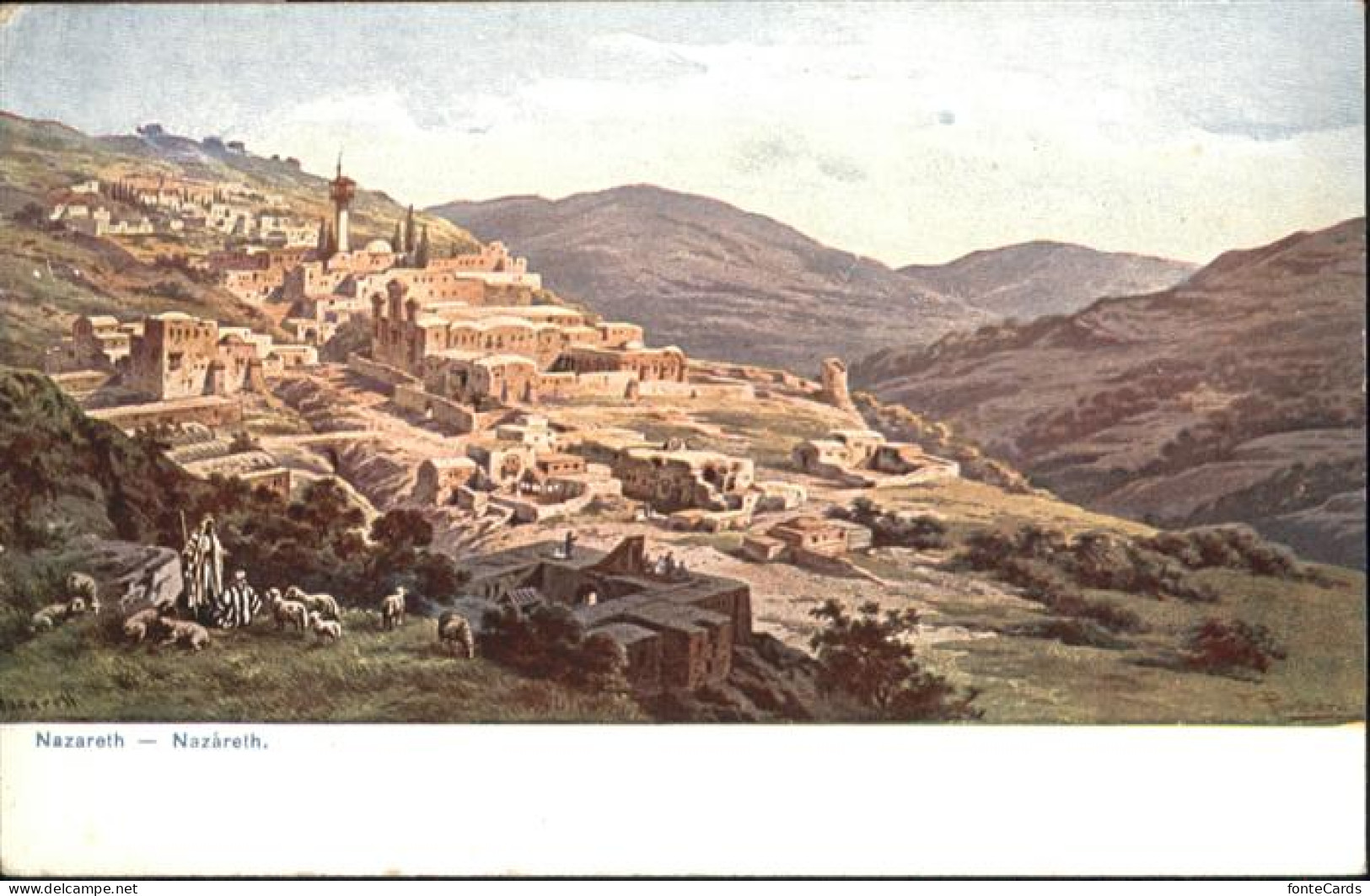 Nazareth Israel Nazareth Kuenstler F. Perlberg