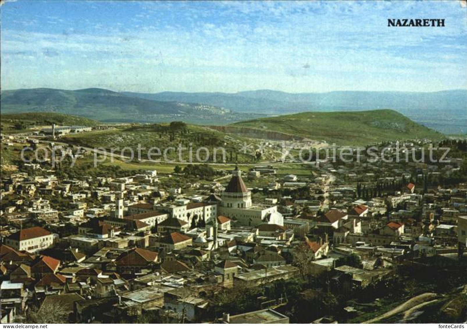 Nazareth Israel Panorama aegypten Israel Kreuzfahrt