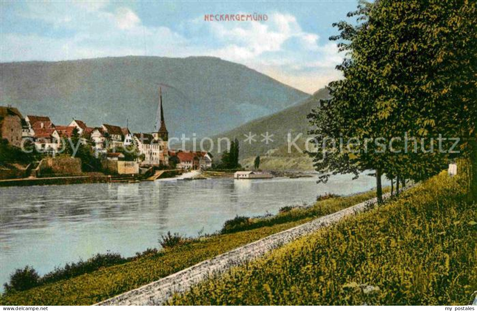 Neckargemuend Neckarpartie