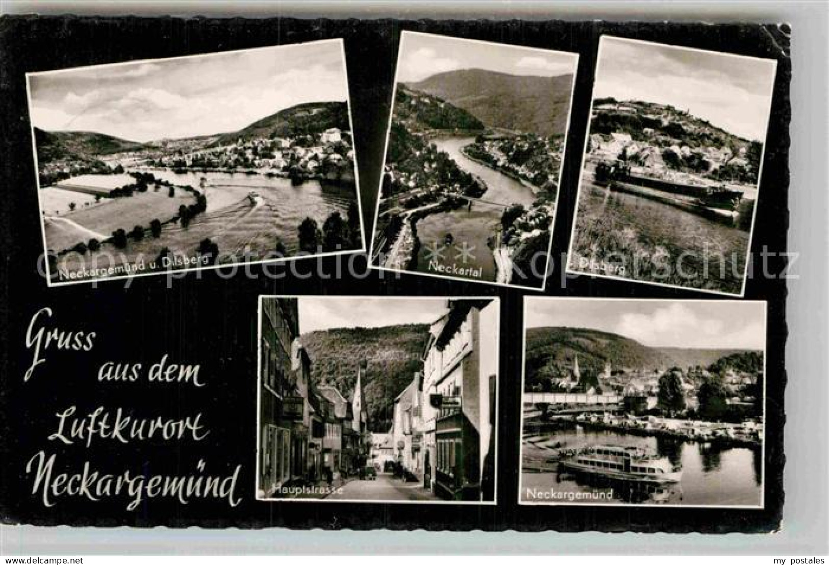 Neckargemuend Neckarpartie Neckartal Dilsberg Hauptstrasse Neckargemuend