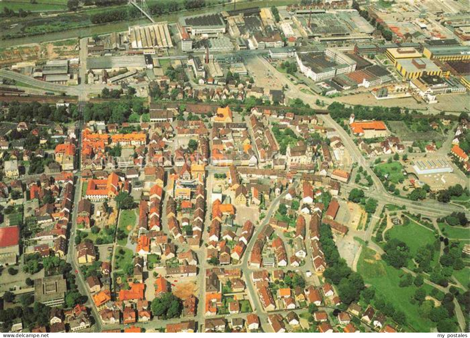 Neckarsulm BW Fliegeraufnahme