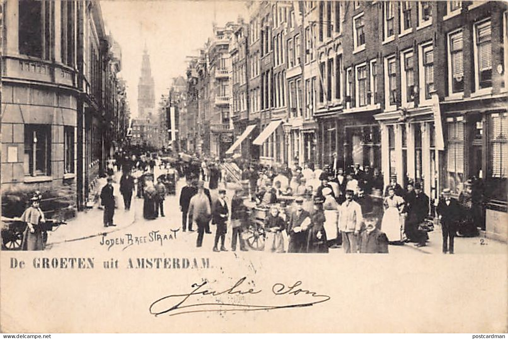 Nederland - AMSTERDAM - Joden Bree Straat