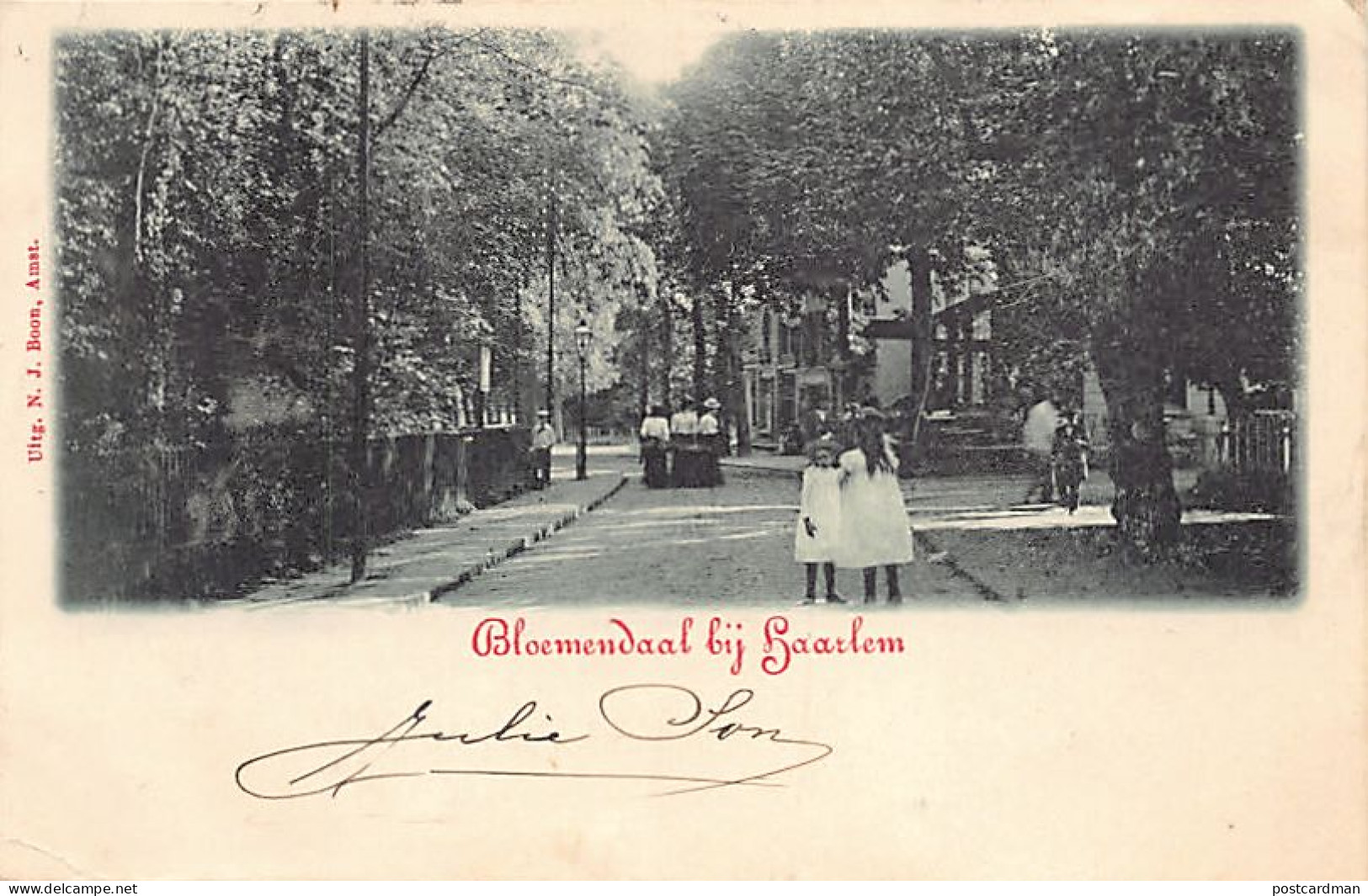 Nederland - BLOEMENDAAL - Uitg. J. N. Boon