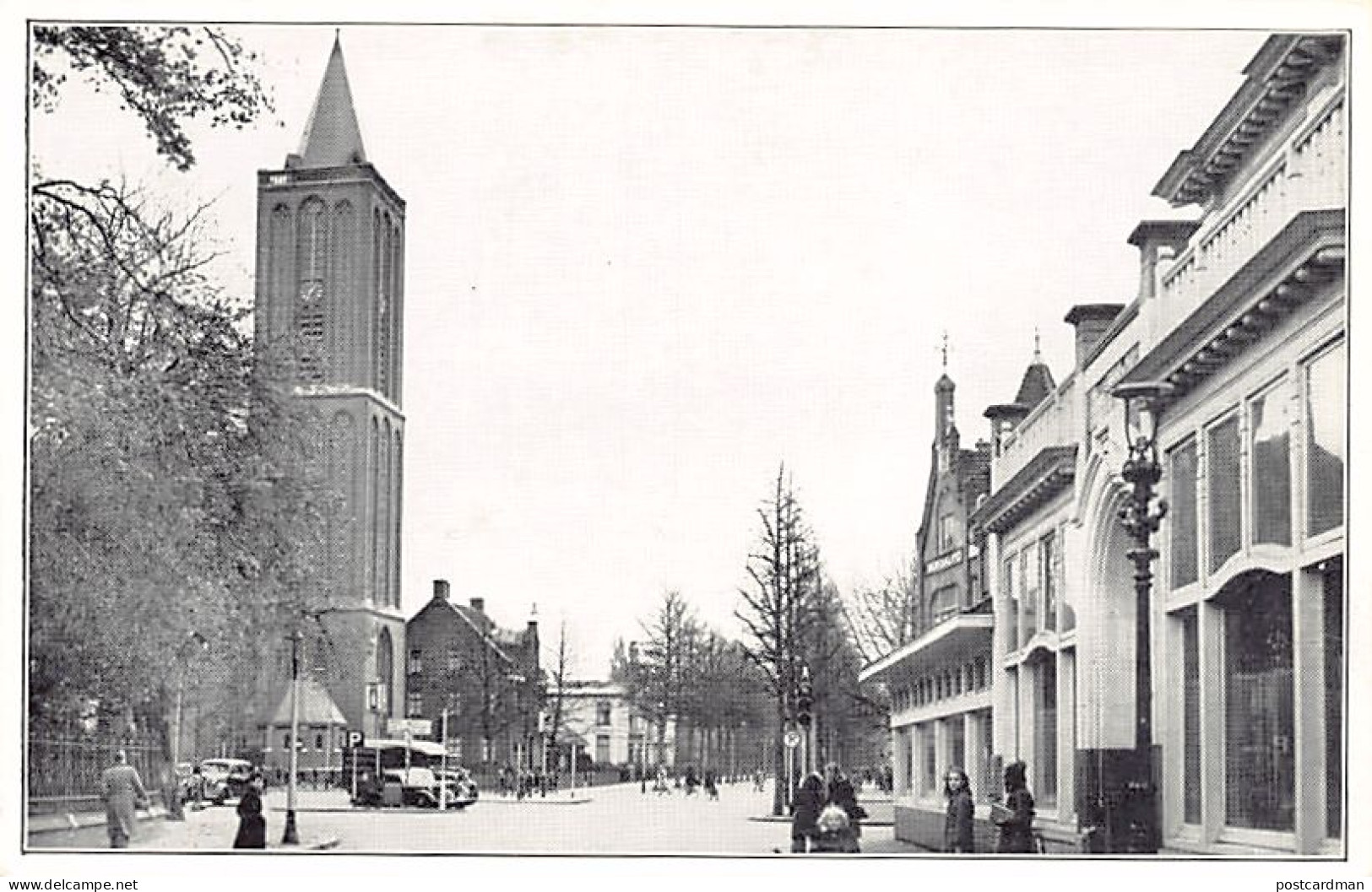 Nederland - BUSSUM (NH) Brinklaan mit St. Vituskerk