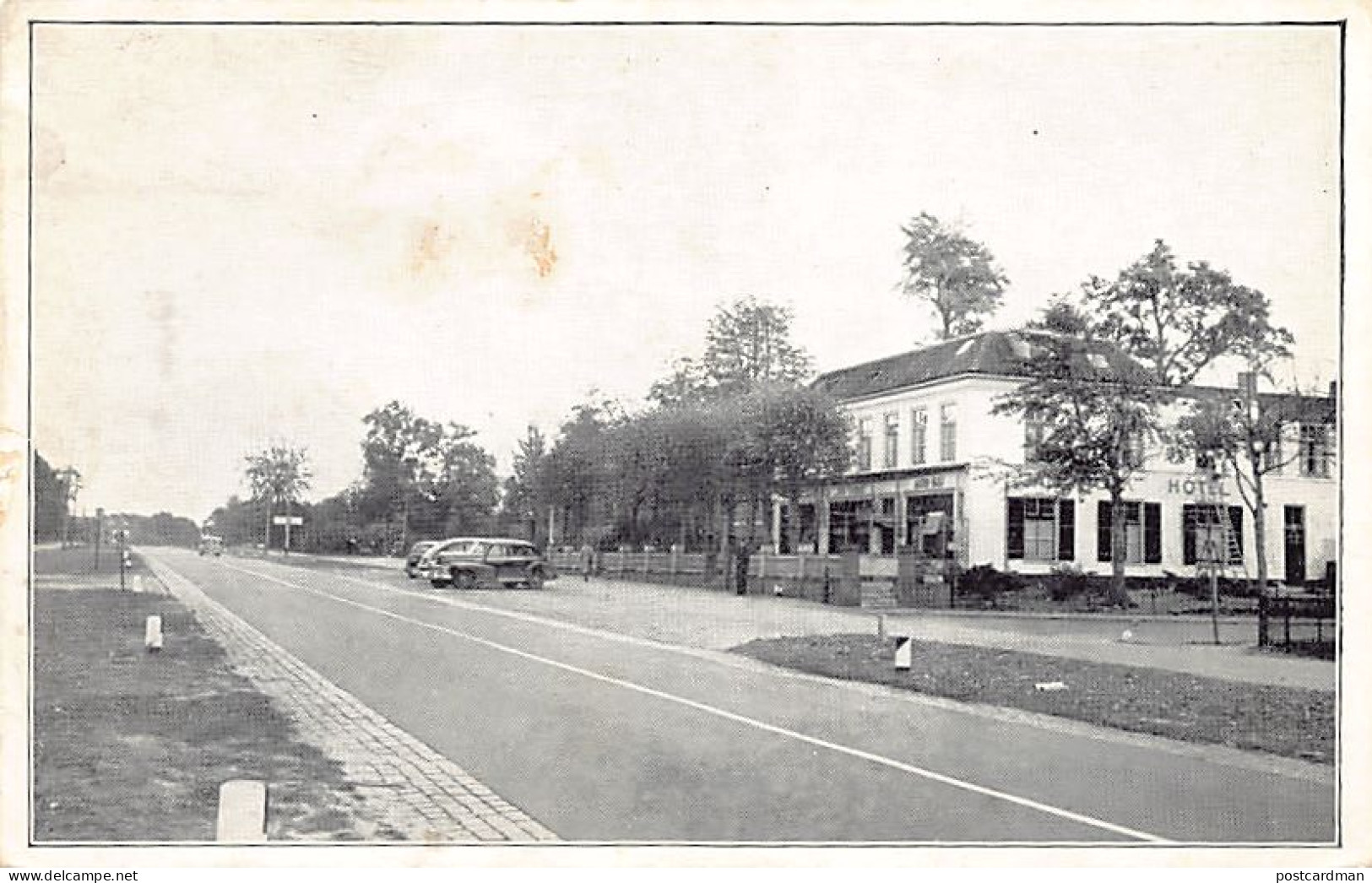 Nederland - BUSSUM (NH) Rijksweg met Jan Tabak