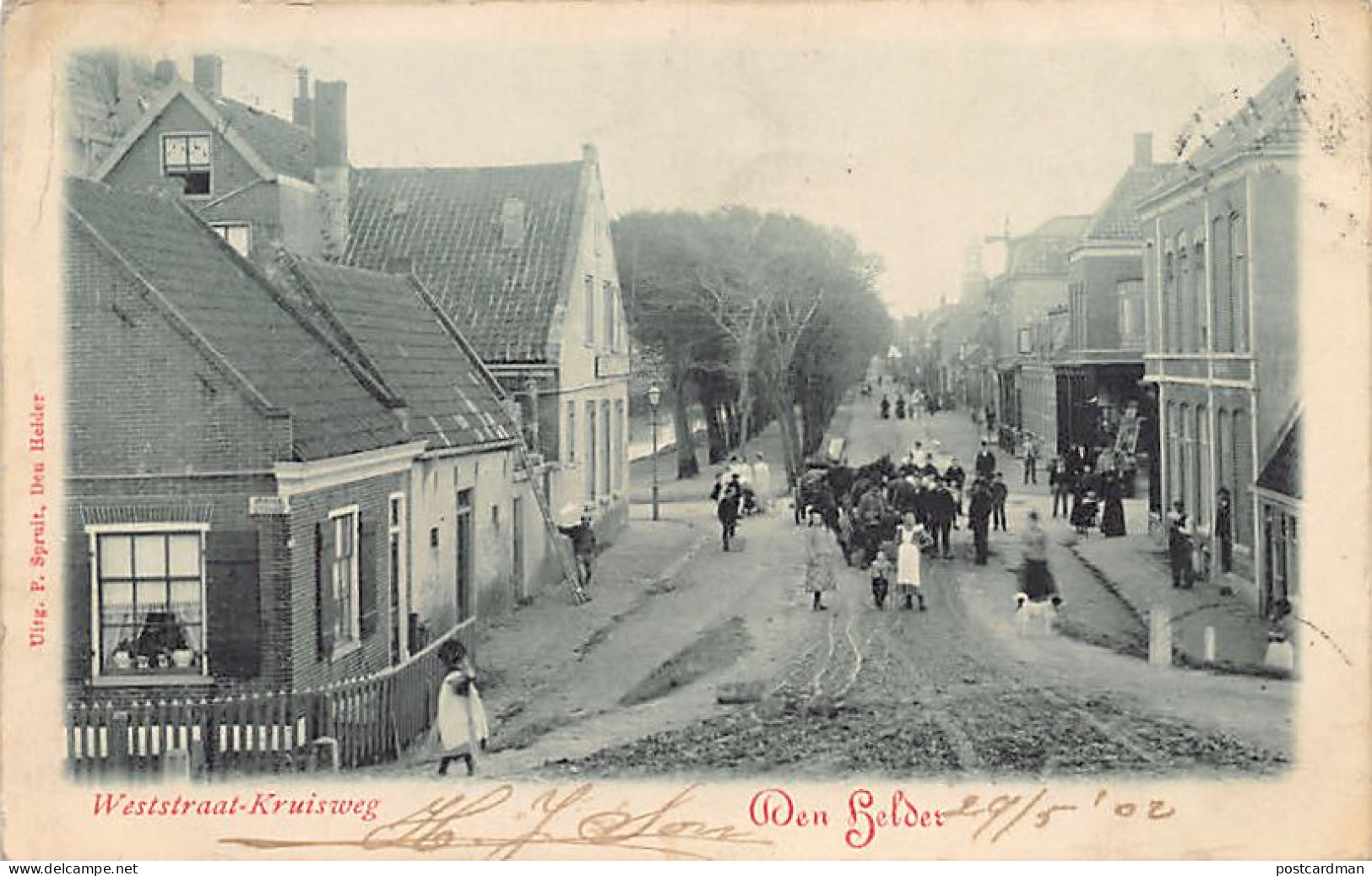 Nederland - DEN HELDER - Weststraat-Kruisweg