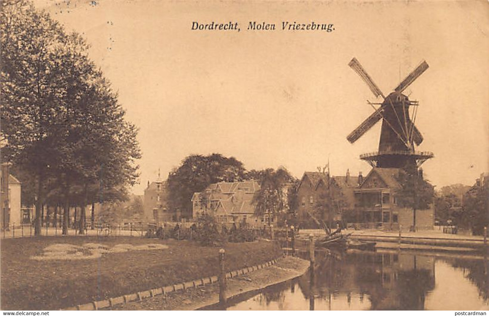 Nederland - DORDRECHT - Molen Briezebrug