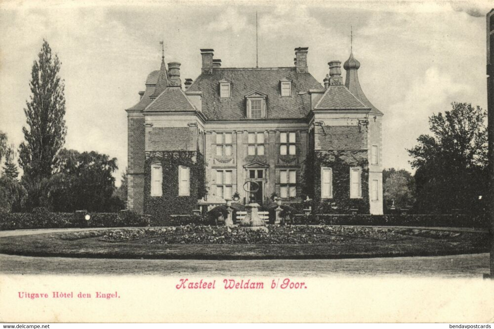 Nederland, GOOR, Kasteel Weldam (1900s) Ansichtkaart