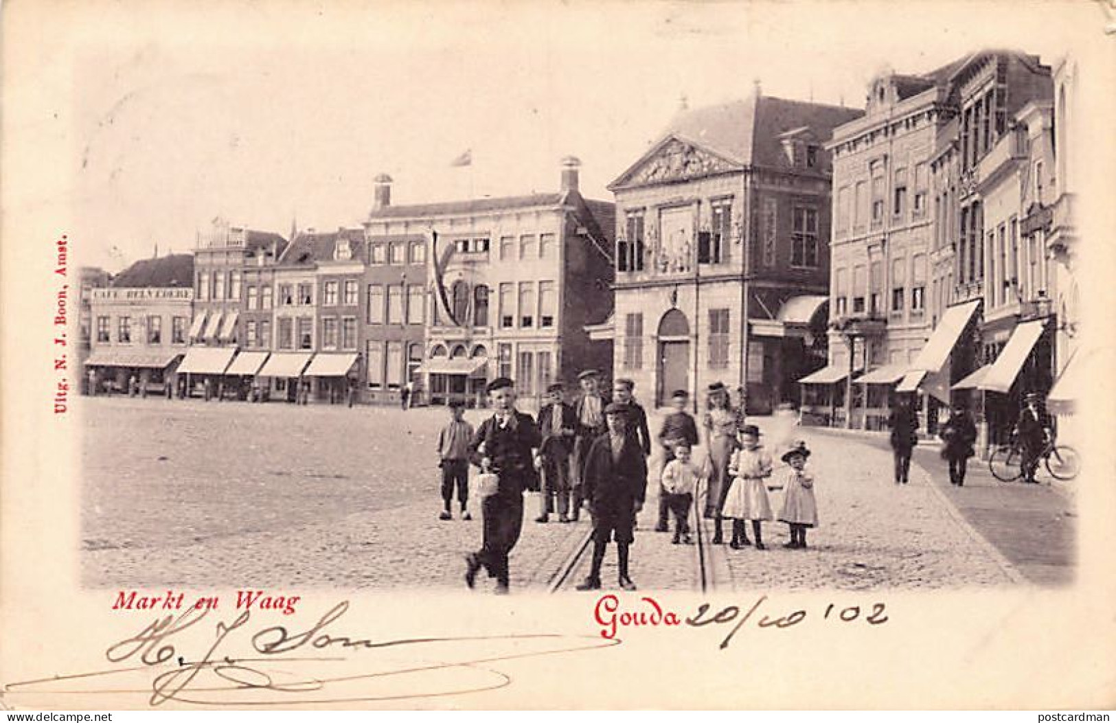 Nederland - GOUDA - Markt en Waag