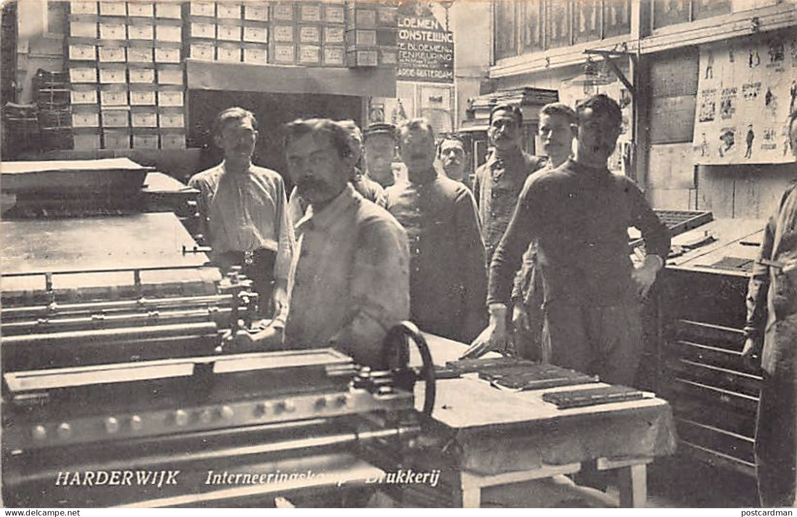 Nederland - HARDERWIJK - Drukkerij - Interneeringskamp