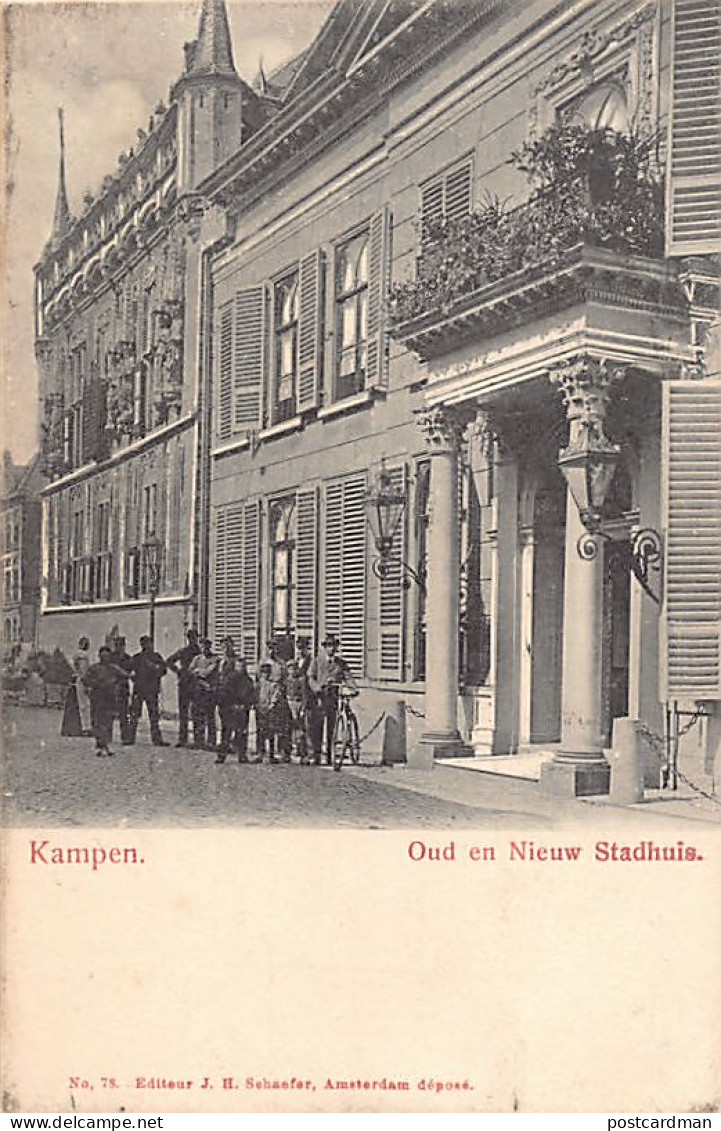 Nederland - KAMPEN (OV) Oud en Nieuw Stadhuis - Uitg. Schaefer