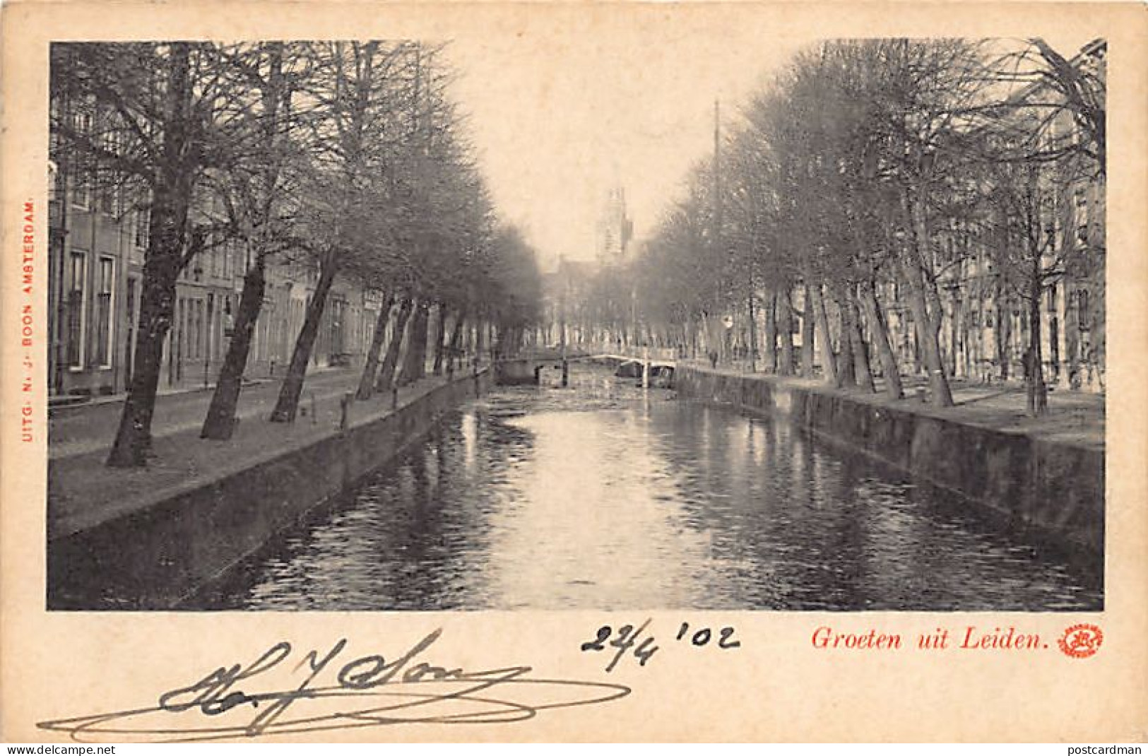 Nederland - LEIDEN - Een kanaal