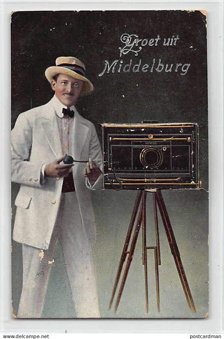 Nederland - MIDDELBURG - Fotograaf - Sachet postcard - Photographer