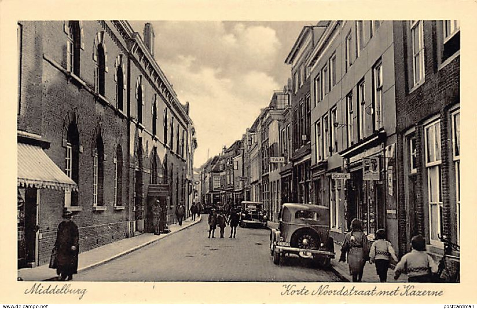 Nederland - MIDDELBURG - Korte Noorstraat met Kazene