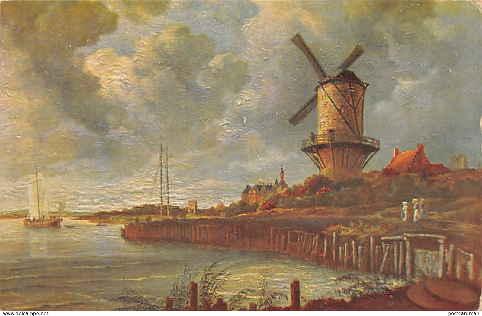 Nederland - Nederlandse schilders - Jacob van Ruisdael - De molen bij Wijk bij Duurstede