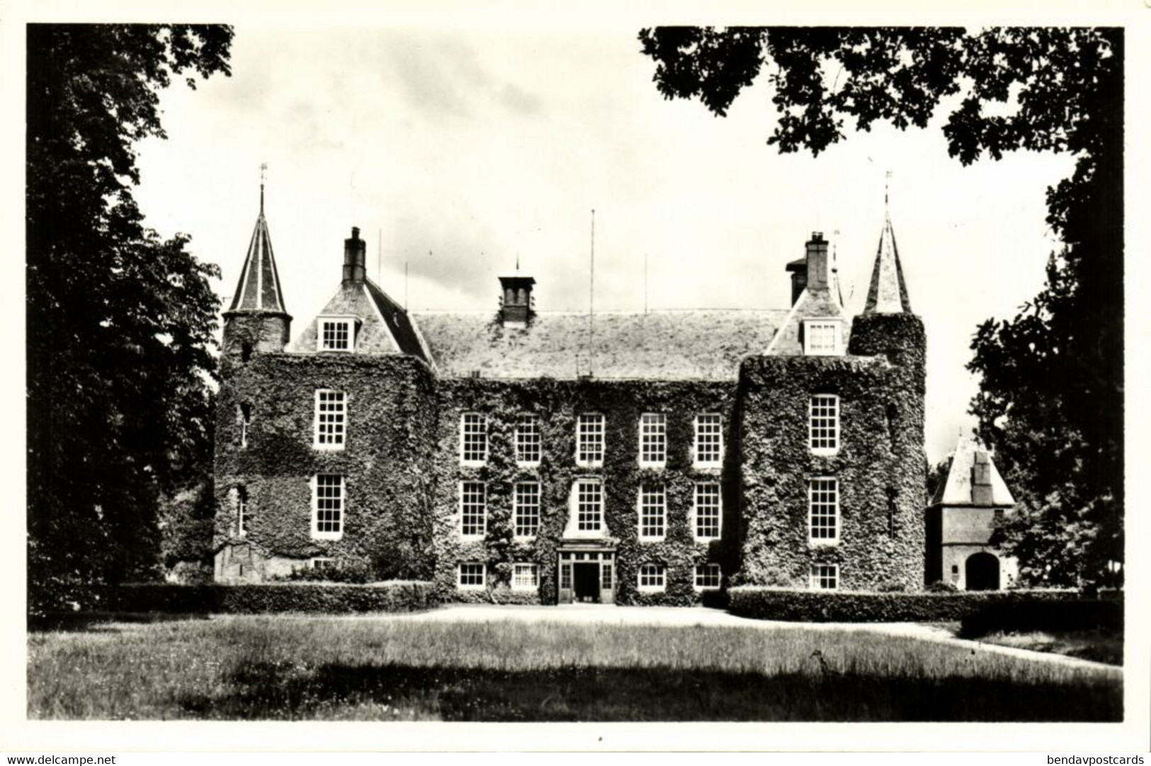 Nederland, OUD ZUILEN a.d. Vecht, Slot Zuylen, Voorgevel (1950s) Ansichtkaart