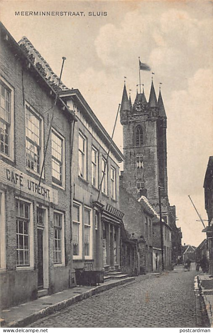 Nederland - SLUIS - Meerminnerstraat - Café Utrecht