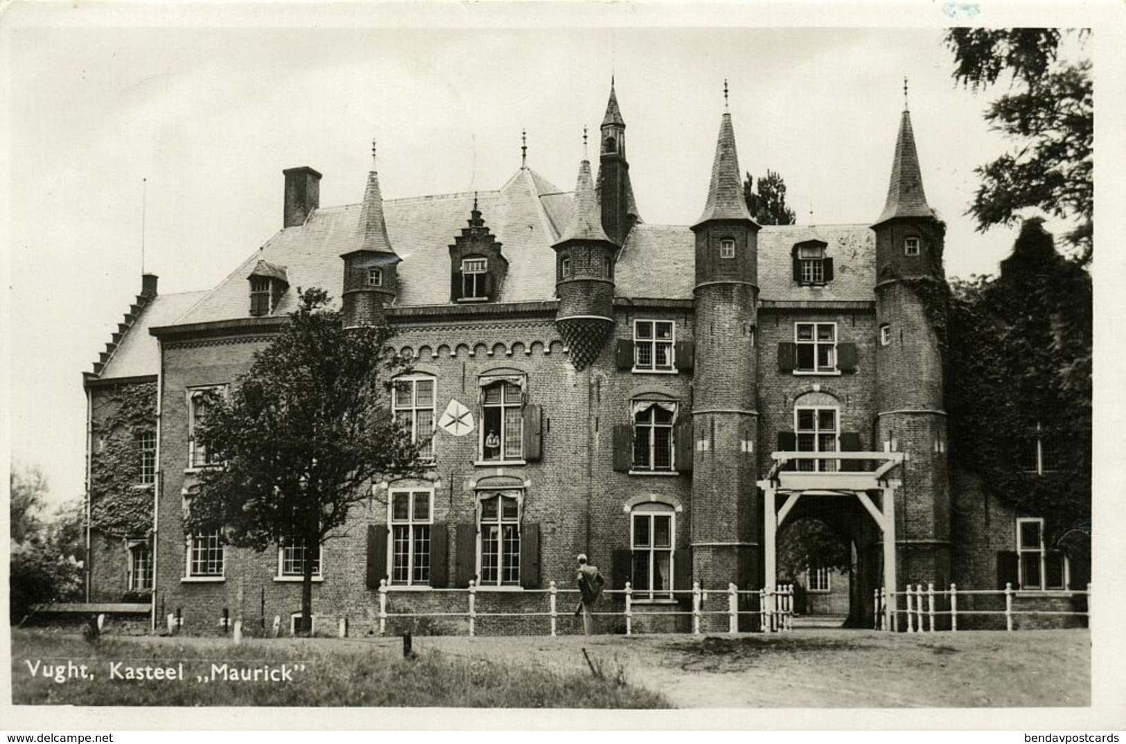 Nederland, VUGHT, Kasteel Maurick (1954) Ansichtkaart